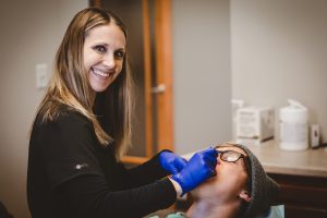 patient visiting the dentist at Buck Family Dentistry